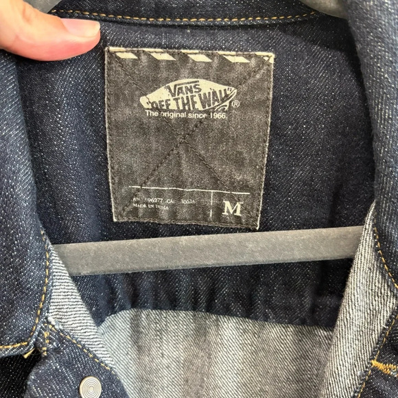 Vans dark denim jean jacket - Picture 2 of 7